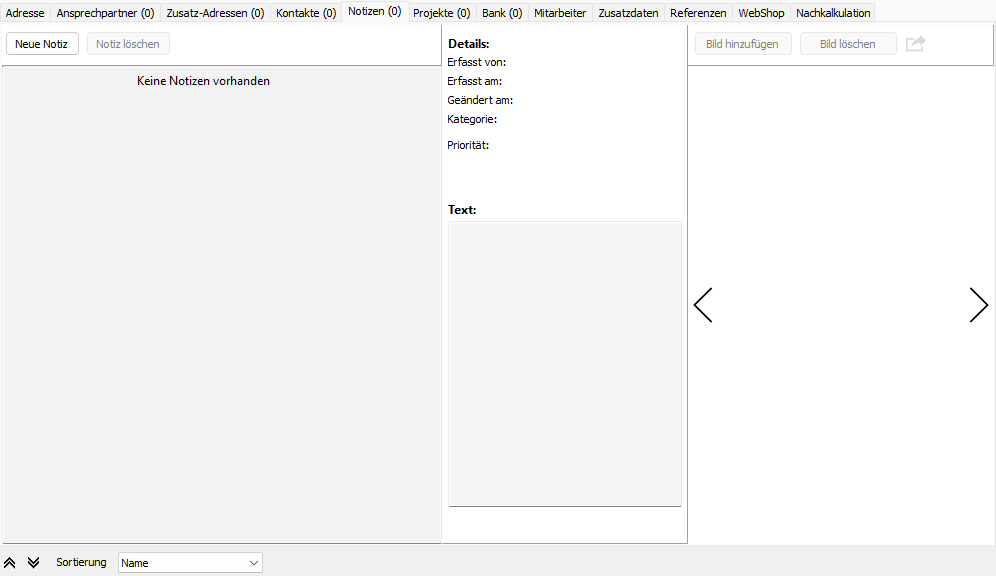 Register Notizen FenOffice