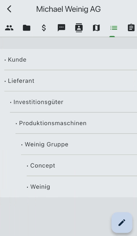 Register Adressarten